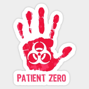 Patient zero Sticker